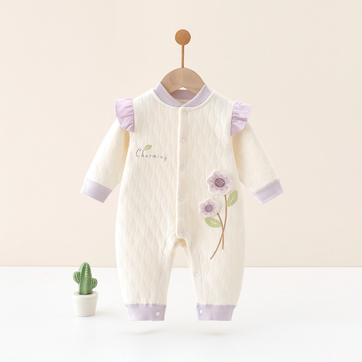 Newborn Baby Girl Romper Floral - Pakaian Bayi Perempuan Lucu Bayi Baru