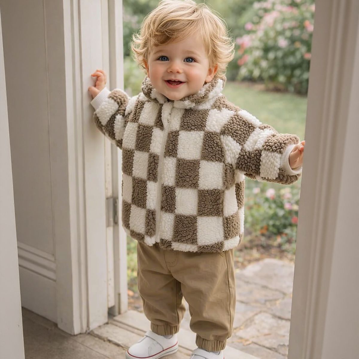 Jaket Sherpa Fleece untuk Bayi - Toddler Boy Winter Fleece Jacket ulasan dan harga