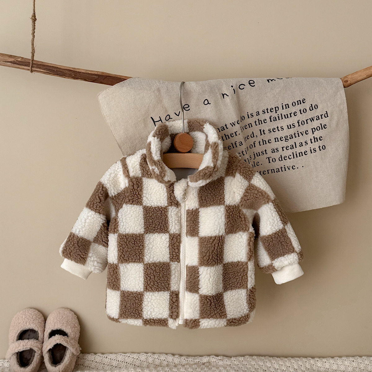 Jaket Sherpa Fleece untuk Bayi - Toddler Boy Winter Fleece Jacket ulasan dan harga