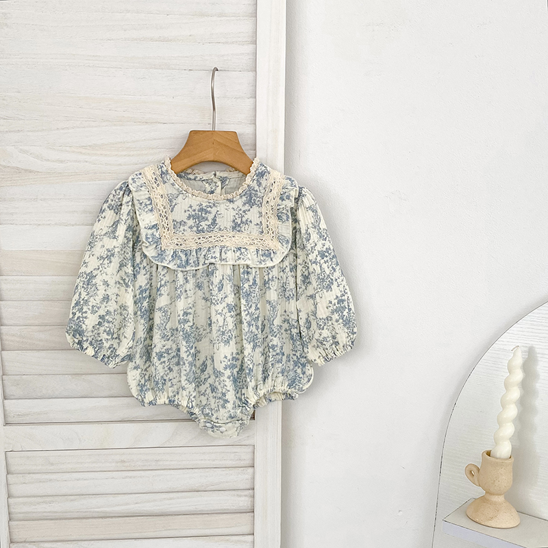 Baju Romper Bayi Perempuan Ber - Newborn Baby Girl Romper Floral ulasan dan harga